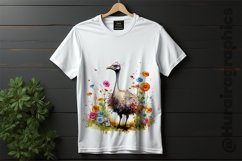 Ostrich Clipart 03 variations Product Image 2