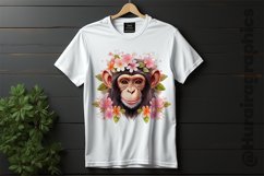 Chimpanzee Clipart 04 variations Product Image 2