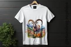 Alpine Ibex Clipart 04 variations Product Image 2