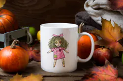 Creepy & Cute Halloween Rag doll PNG for sublimation or DTF Product Image 4