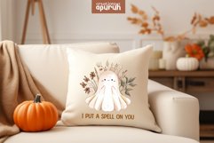 Cute Ghost Floral Pun Funny Quotes Sublimation 04 Product Image 1