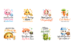 Funny Food Pun Mothers Day PNG Bundle Product Image 4