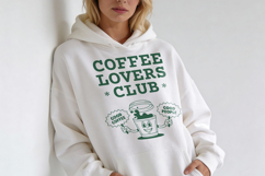 Retro Coffee Club T-Shirt 30s Mascot Product Image 4