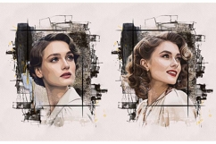 Mixed Media Portrait Template Product Image 5