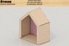 Wall Shelf Laser cut files SVG DXF CDR Ai vector plans 550 Product Image 3