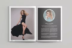 Fashion Lookbook Brochure, Photography Magazine Template Product Image 7