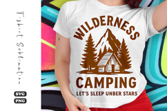Wilderness Camping Let’s Sleep Under the Stars SVG Product Image 1