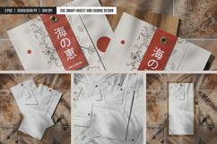 Tag-Style Menu with Eyelet Mockup Product Image 4