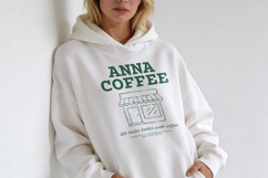 Coffee Shop T-shirt Canva &amp; Illustrator Template Product Image 4