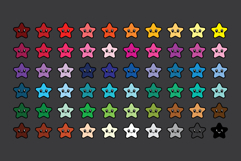 Happy Star Clip Art Set Product Image 2