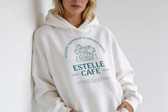 Cafe T-Shirt Design, Editable Canva &amp; Illustrator Template Product Image 4