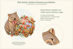 Australian Summer Christmas Clipart Product Image 3