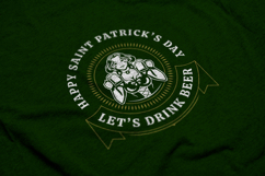 St. Patrick's Day Beer Girl SVG Design Product Image 4