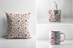 Watercolor Floral Pattern Collection Product Image 4
