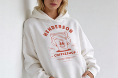 Retro Coffeeshop T-Shirt Cartoon Mascot Product Image 4