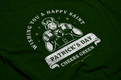 St. Patrick's Day Cheers Green SVG Product Image 4