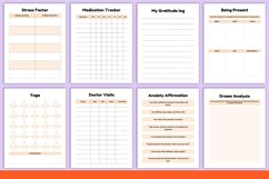 Anxiety &amp; Depression Journal Canva Interior Product Image 4