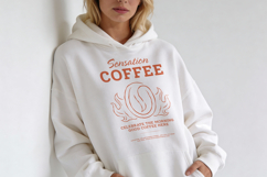 Coffee T-Shirt Design, Editable Canva &amp; Illustrator Template Product Image 4