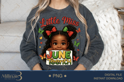 Little Miss Juneteenth PNG |Black History Month PNG | Black Product Image 4