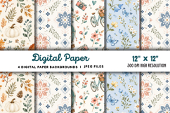 Digital Paper Backgrounds JPG Product Image 1