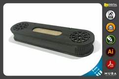Round Corner Pen Box, Wooden Gift Box, Jewellery Laser Cut Product Image 4