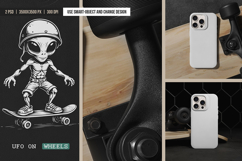 Phone Case Near Skateboard Mockup Product Image 4