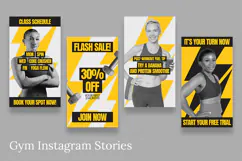 Fitness Gym Instagram story Canva Template Product Image 4