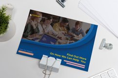 Blue Marketing Postcard Product Image 4