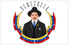 Vector Venezuelan saint canonized Product Image 4