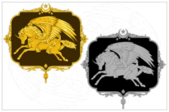 winged horse mythological creature Product Image 4