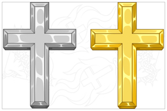 Cross with the Sacred Heart of Jesus Product Image 4