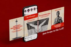 Indonesian Independence Day Instagram Carousel &amp; Canva Product Image 4