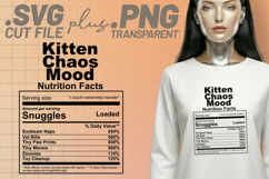 4x Funny Quotes Kitten Chaos Club Energy Mode SVG Cut Files Product Image 4