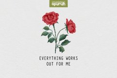 Manifest Quotes with Birth Month Flower Tee 04 Product Image 1