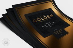 Minimal Black and Gold Flyer Template V1 Product Image 4