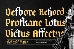 Quitestar - Modern Gothic Blackletter Font Product Image 3