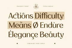 Pavesky - Luxury Elegant Beauty Sans Serif Product Image 4