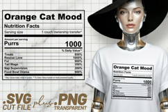 4x Funny Quotes Orange Cat Club Energy Mode SVG Cut Files Product Image 4