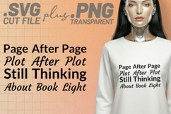 4x Bookish Quotes Library Mood Paperback Loyalty SVG Cut Product Image 4