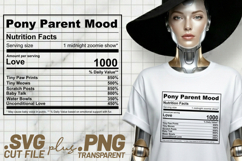 4x Funny Quotes Pony Parent Club Energy Mode SVG Cut Files Product Image 4