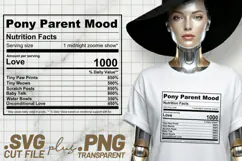 4x Funny Quotes Pony Parent Club Energy Mode SVG Cut Files Product Image 4