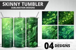 3D St Patrick&#039;s Day Tumbler Wrap| Sublimation Design Product Image 1