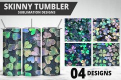3D St Patrick&#039;s Day Tumbler Wrap| Sublimation Design Product Image 1