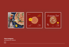 Pizza Instagram Post Template Product Image 4