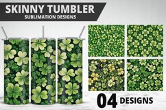 St Patrick&#039;s Day Tumbler Wrap| Sublimation Design Product Image 1