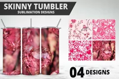 Lovely Hearts Tumbler Design | Valentine's Day Tumbler Wrap Product Image 1