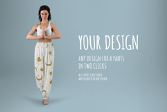 6 Wide Leg Pants Mockups and Top for Yoga and Pilates. vol03 Product Image 4