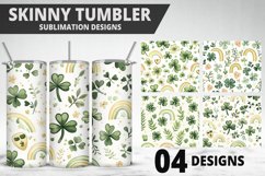 St Patrick&#039;s Day Tumbler Wrap| Sublimation Design Product Image 1