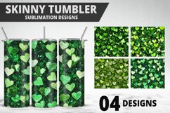 3D St Patrick&#039;s Day Tumbler Wrap| Sublimation Design Product Image 1