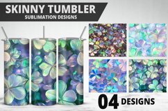 3D St Patrick&#039;s Day Tumbler Wrap| Sublimation Design Product Image 1